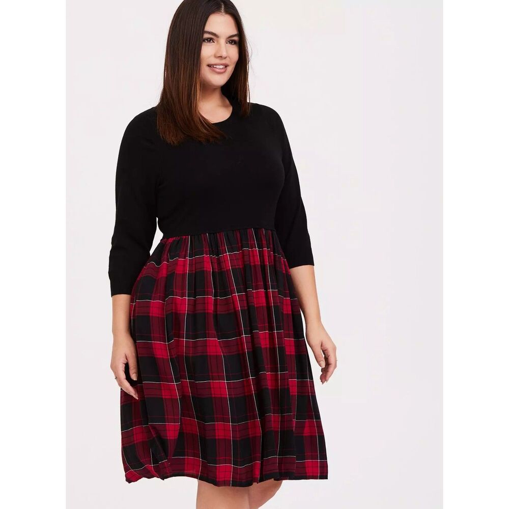 TORRID Mini Challis To Knit Dress, NWT! Size 4